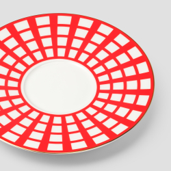 Чайная пара Farforite «Золотой конь» 250 мл в подарочной коробке