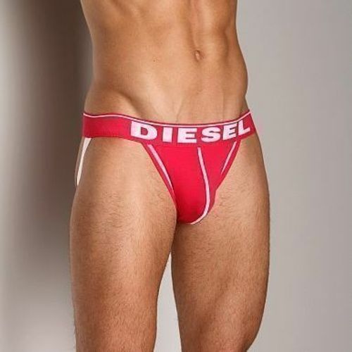 Мужские трусы джоки розовые Diesel Fresh and Bright Divine Jockstrap Pink DIS0106