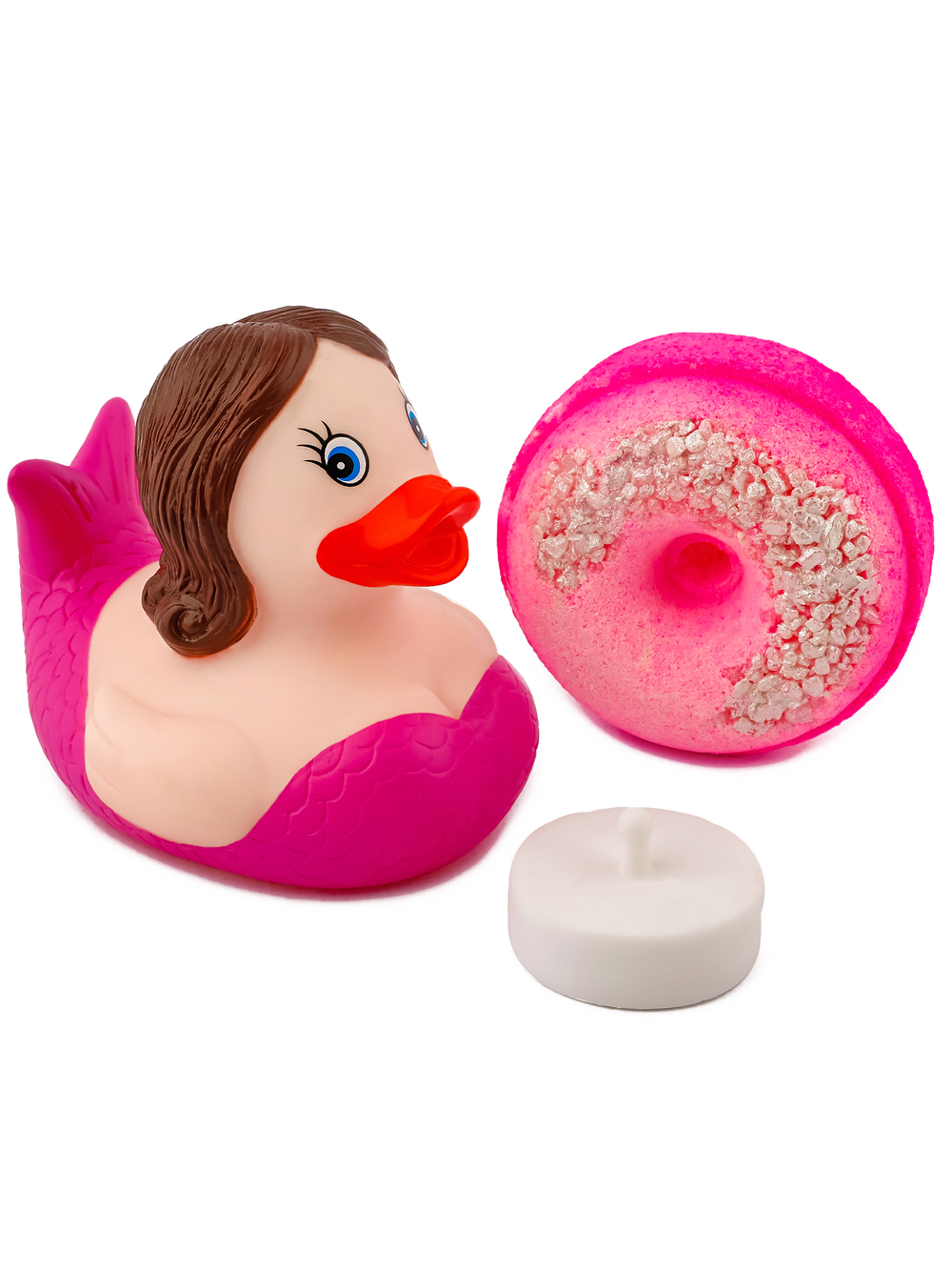 Бомбочка для ванны с уточкой Funny Ducks русалка