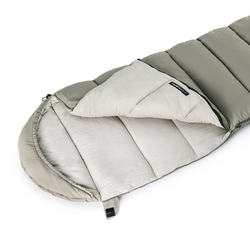 Спальный мешок Naturehike Envelope M400, (190+30)х80 см, серый, для активного отдыха, комфортная температура +1 C