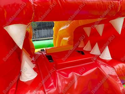 Коммерческий батут «Белый клык» Микс, 6*5*4 м