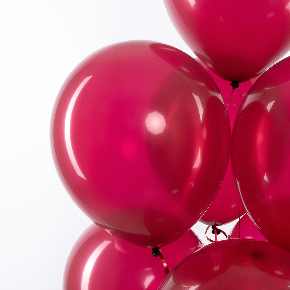 Шар 12" Бургундия пастель ДБ