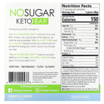 No Sugar Company, Keto Bar™, печенье и крем, 12 батончиков, по 40 г (1,41 унции)