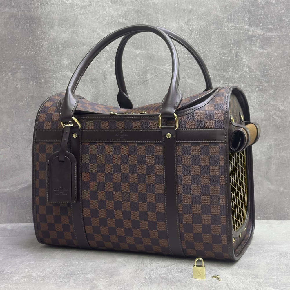Сумка переноска для кошек и собак Louis Vuitton