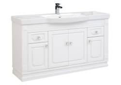 Тумба с раковиной Aquanet Фредерика 140 белый