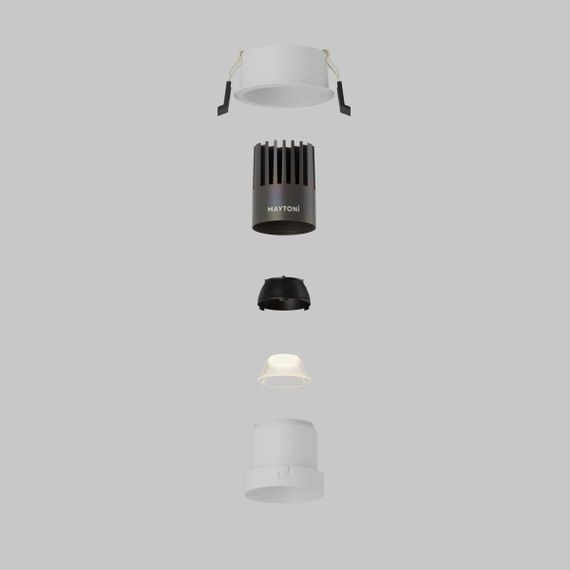 Встраиваемый светильник Maytoni Technical DL116-10W-3K-W