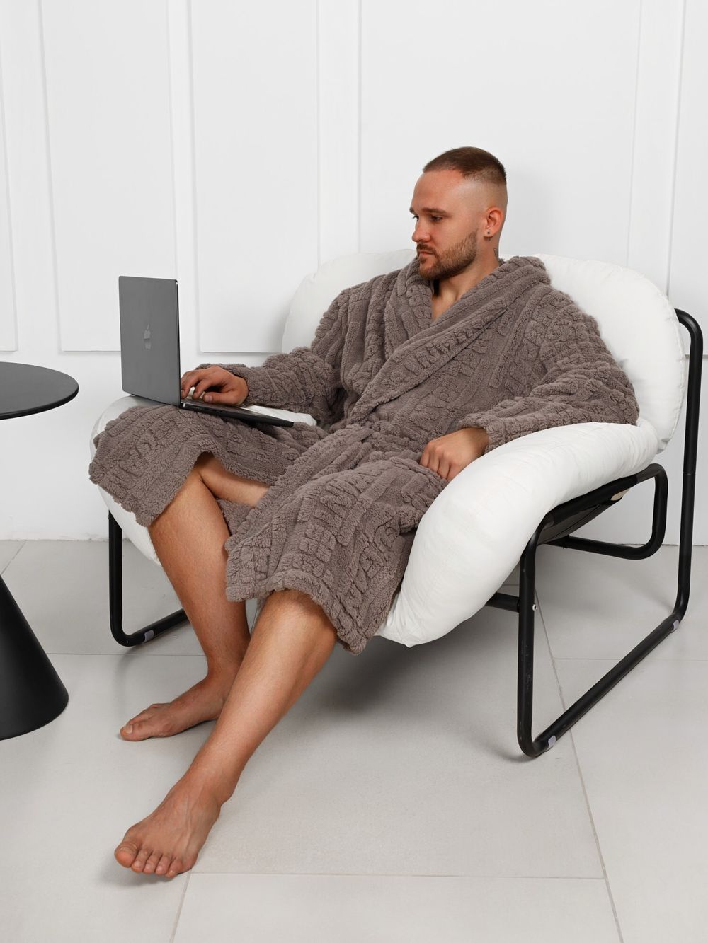 Халат мужской Идеал-3 Виотекс СЕРЫЙ