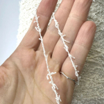 PIO - LANIFICIO dell' OLIVO; 100% хлопок; 150м/100гр; цвет: молочный крем; Фактурная ниточка в виде травки