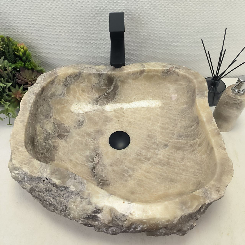 Раковина из оникса Erozy Grey EO-62539 55*49*16 0094