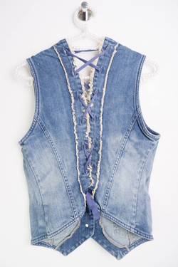 Жилетка Fiorucci джинсовая, маркировка 44, визуально на 46 размер