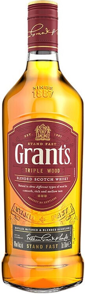 Виски Грантс Трипл Вуд 3 года Виски Грантс Трипл Вуд 3 года