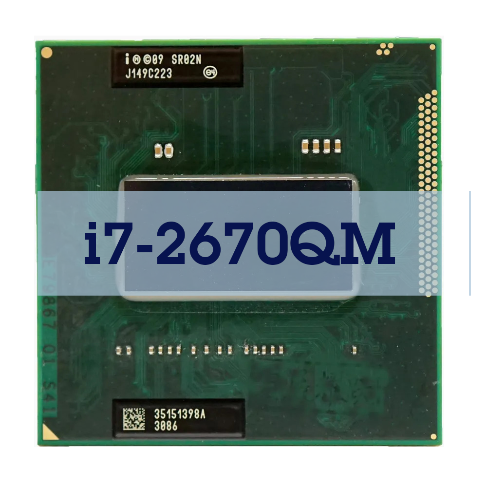 Процессор ноутбука Intel Core i7-2670QM SR02N