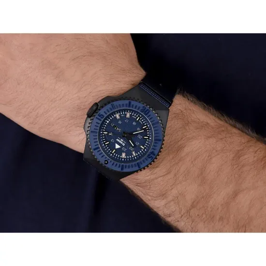 Швейцарские тактические часы Traser P69 Black Stealth Blue 109856