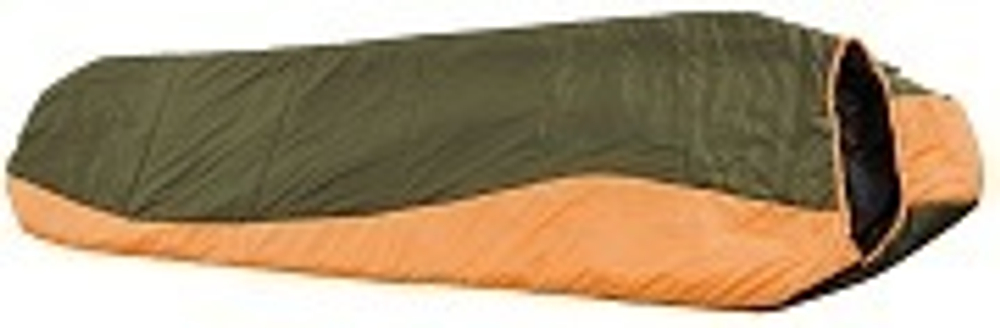 Спальный мешок кокон Nova-Tex Ultra (хаки-оранж) +10/+5/-2°С  85х230см 1.25кг Ультра