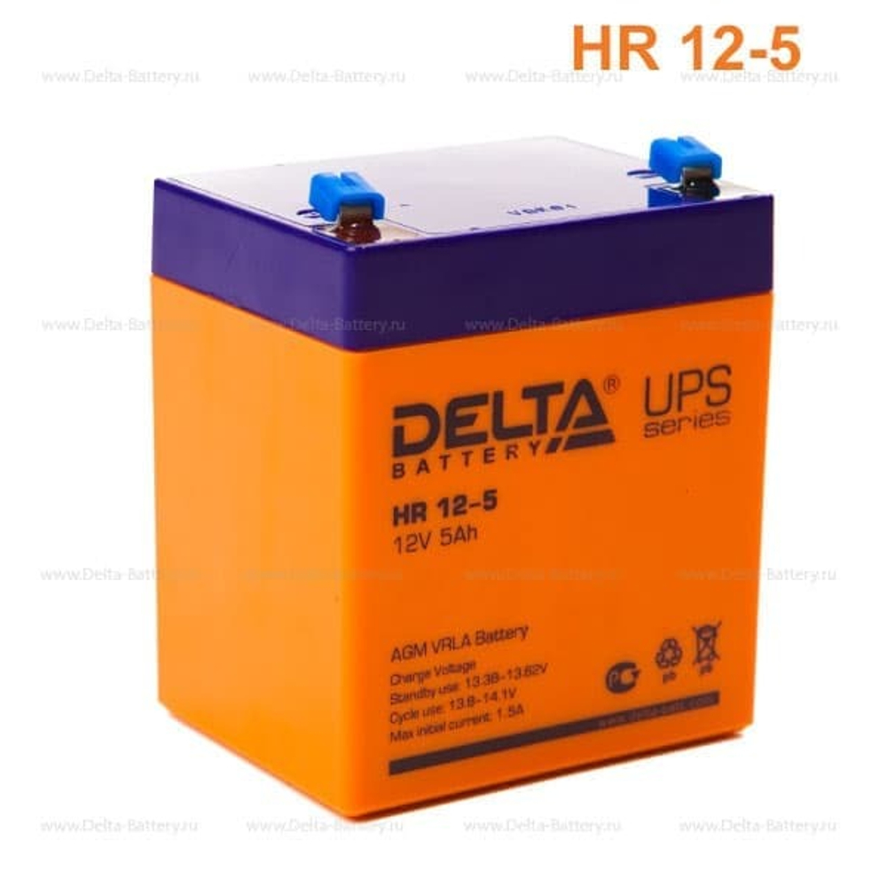 Аккумуляторная батарея Delta HR 12-5 (12V / 5Ah)