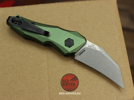Нож Kershaw Launch 10 - зеленая рукоять RK-494