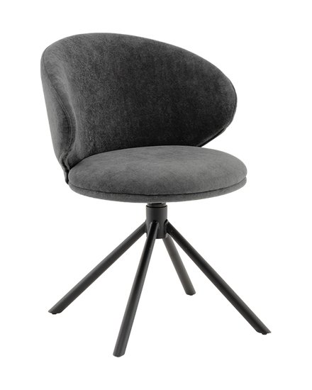 Стул Труфальд велюр темно-серый