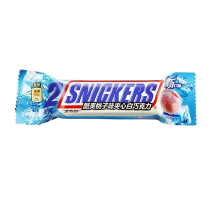 Шоколадный батончик «Snickers» со вкусом персика