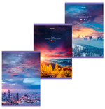 Тетрадь А4 96л. клетка "Journey" скоба, обложка картон, в ассортименте (BRAUBERG)