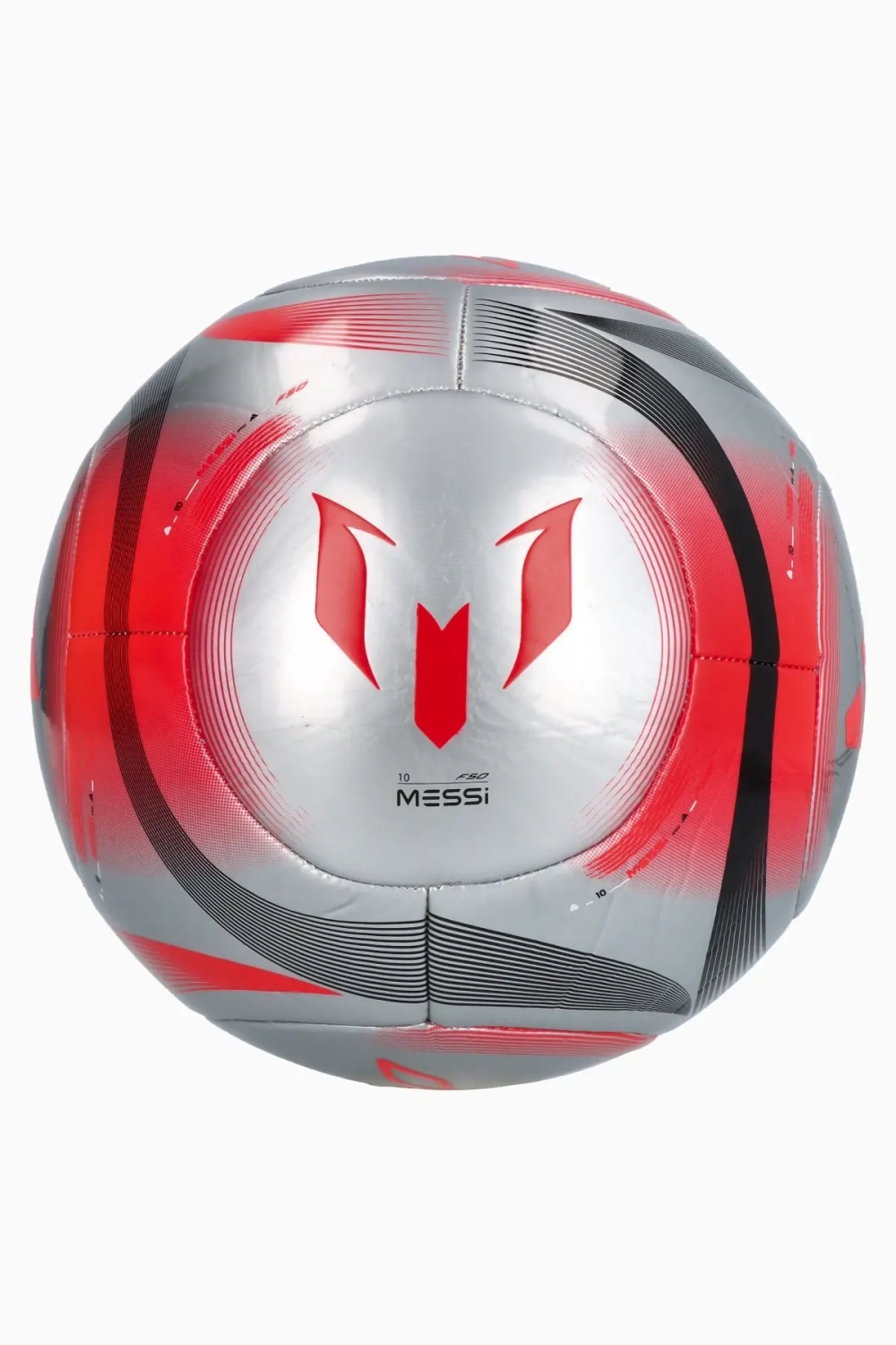 Футбольный мяч adidas Messi Club размер 4 - серебряный