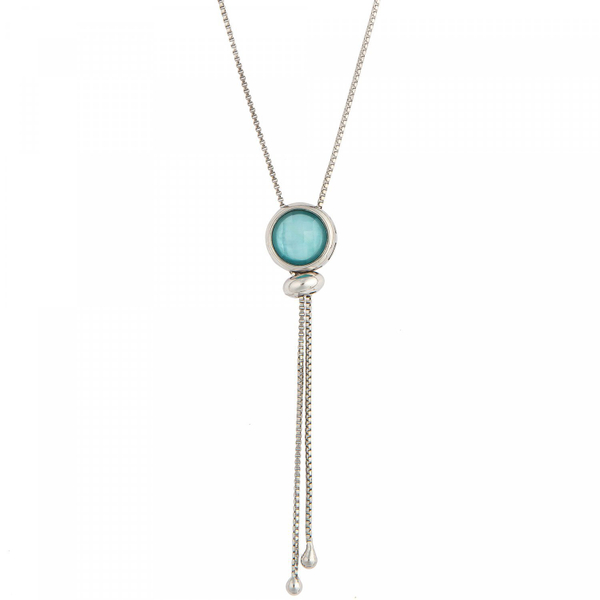 Колье Possebon Pearl Blue Sky Agate B9655.21 B/S