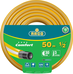 RACO COMFORT, 1/2″, 50 м, 30 атм, трёхслойный, армированный, поливочный шланг (40303-1/2-50)