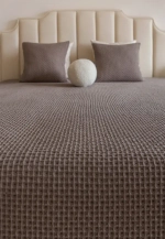 Покрывало BOUCLE 220x240 серо-коричневый