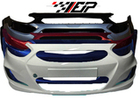 Передний бампер Hyundai Solaris 1 2010-2014 все цвета