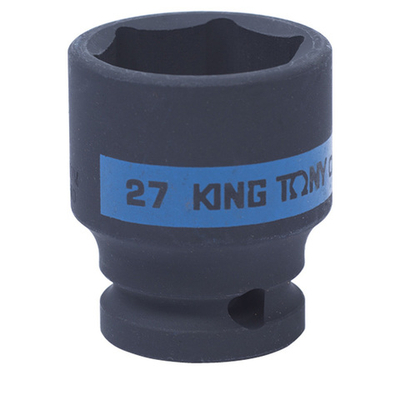 KING TONY (453527M) Головка торцевая ударная шестигранная 1/2", 27 мм