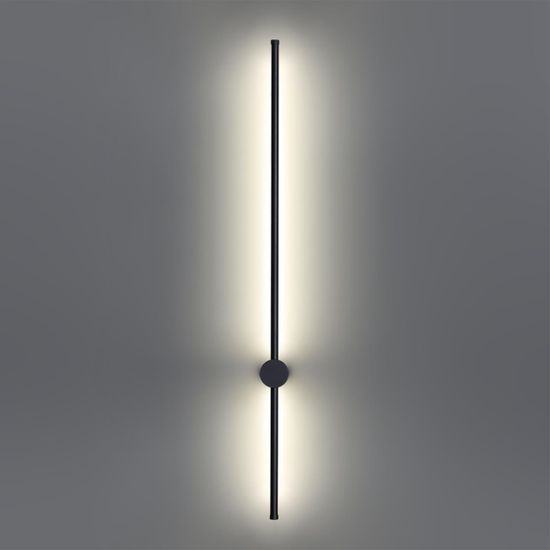 4335/18WLP HIGHTECH ODL22 299 чёрный Настенный светильник IP20 LED 18W 849Лм 3000K/4000K (перекл. ч/з тумблер на драйвере) FILLINI