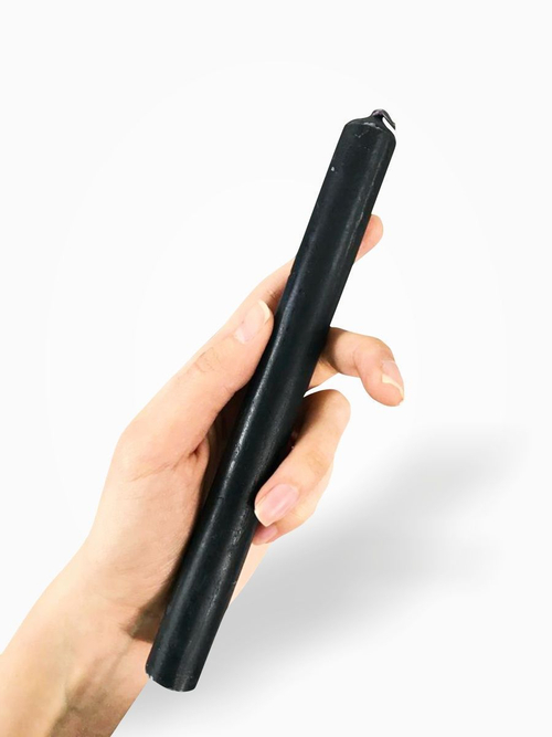 Свеча магическая черная 20 см, 60 г, 6 часов