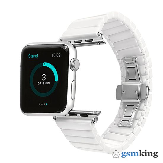 Ceramic Link Bracelet White (Белый) for Apple Watch