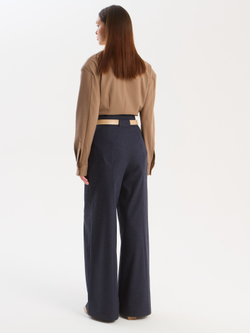 Брюки на высокой посадке