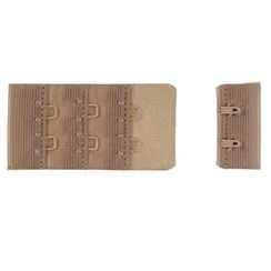 Застежка с крючками загар 2 ряда  (цв. 030), 28*55 мм