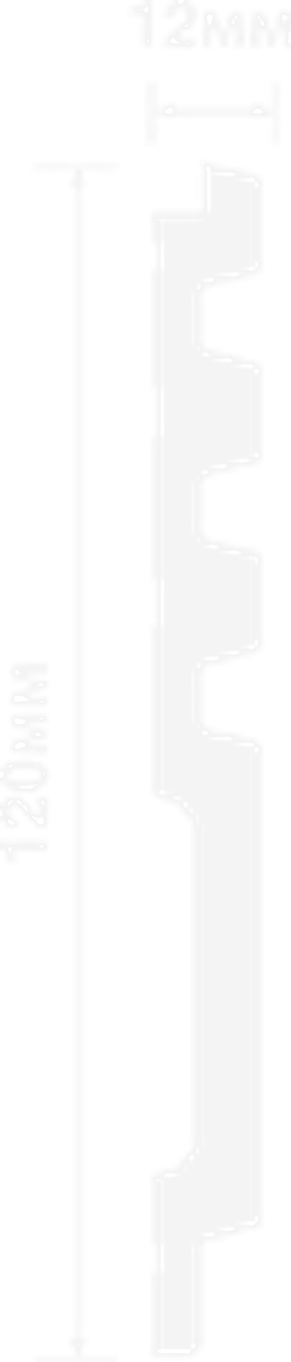 Стеновая панель HiWood декорированная, 270x12 см