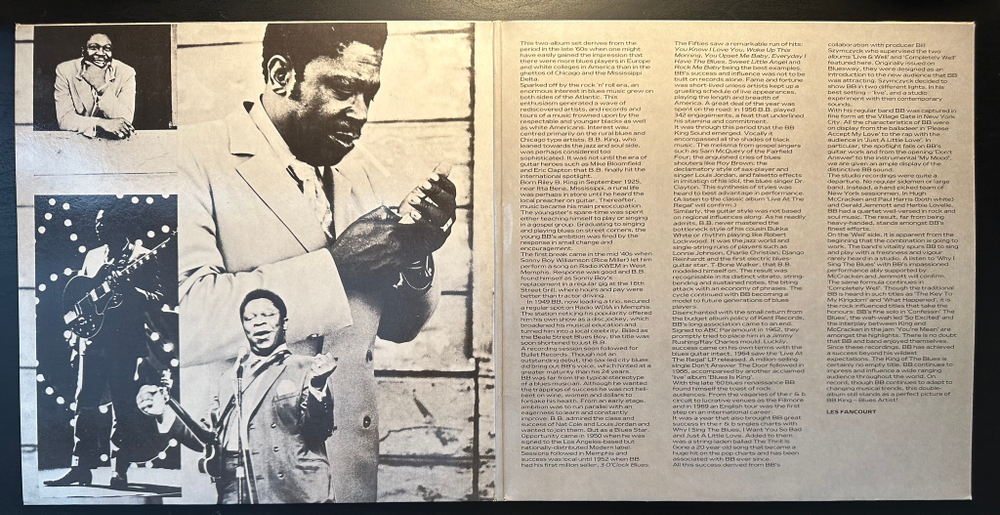 B.B. King - Completely Live & Well 2LP (Англия 1986г.)