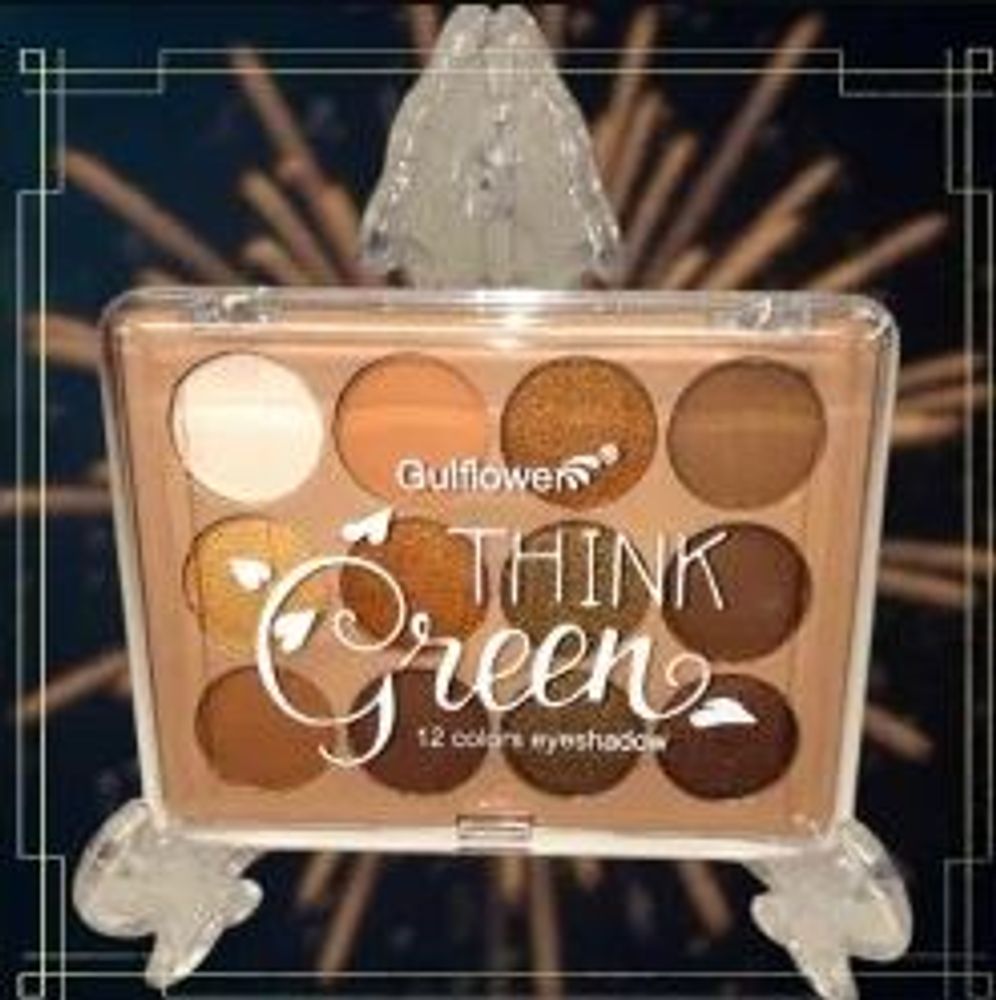 Палетка теней "Think Green" Gulflower, скидка