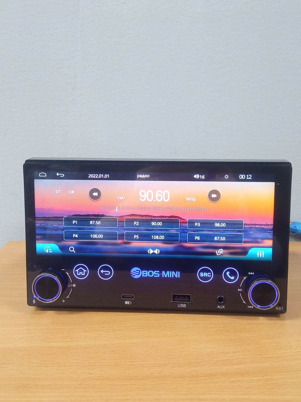 Автомагнитола 1DIN с экраном 6.86" Android Wi-Fi BOS-MINI BOS-N638DP5