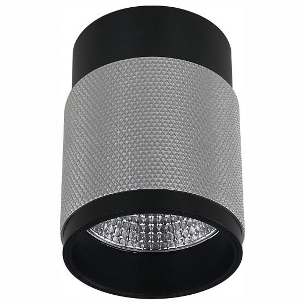 Накладной светильник iLedex Delta 1955-10W-3000K-36 BK+SL