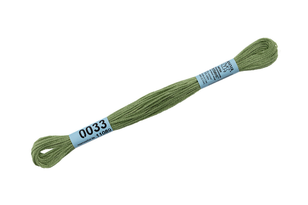 Мулине "Gamma", 100% хлопок, 8 м, №0033