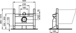 Встраиваемая рама  Ideal Standard PROSYS R010167 для монтажа подвесных унитазов
