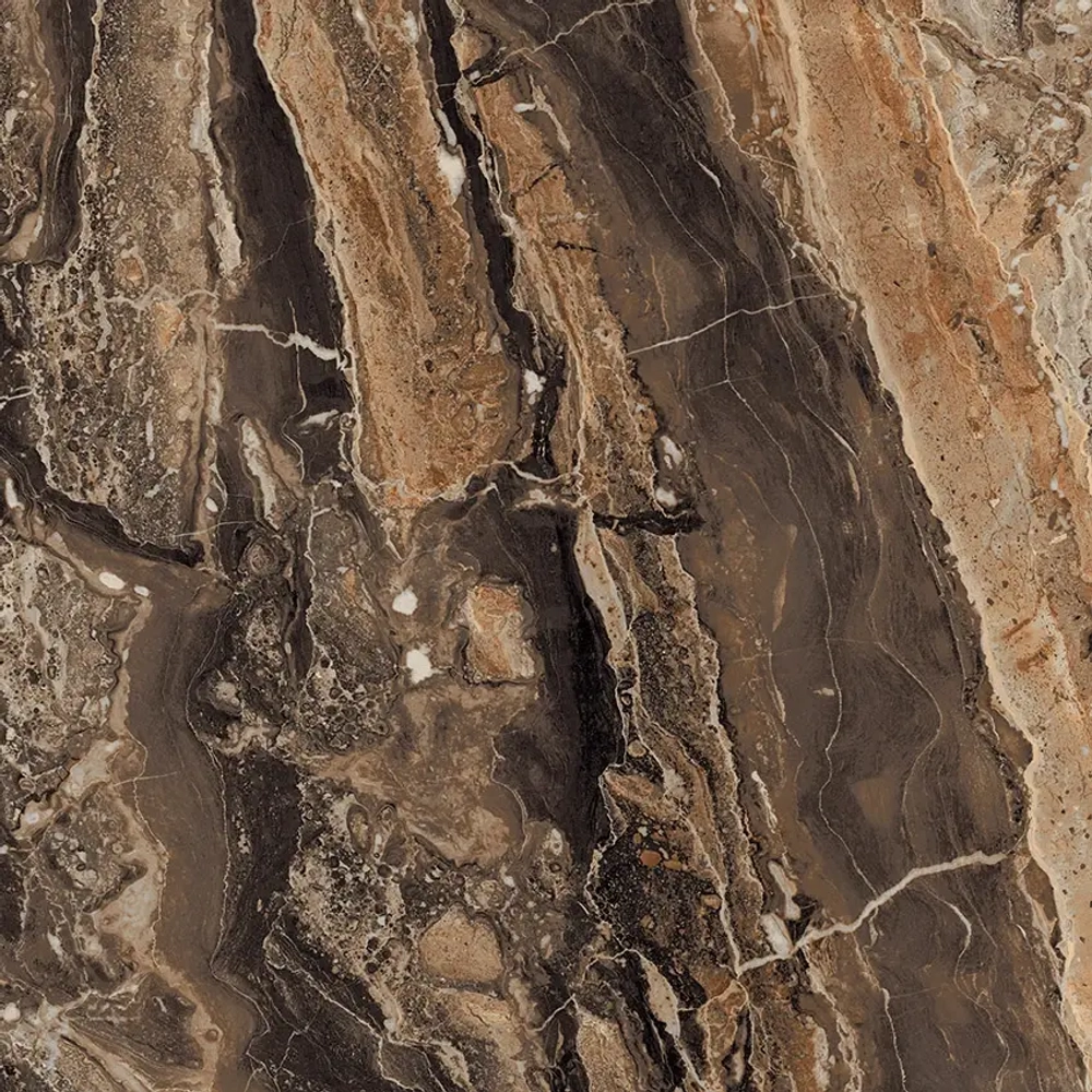 Керамогранит Primavera Richter Brown High Glossy 60x60 см (GR104)