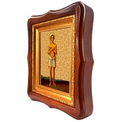 Иаков Боровичский Новгородский праведный. Икона на холсте.