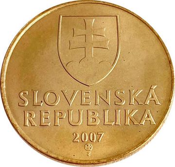 1 крона 2007 Словакия
