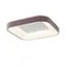 7770/56L AVRA LED SN 578 Светильник металл/белый/мокко LED (56Вт+14Вт) 3000-6000K 500х500 IP43 пульт ДУ+подсветка SHARMEL