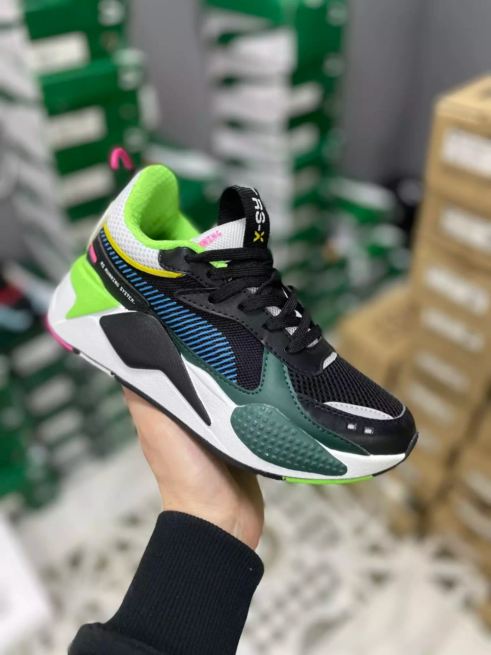 Puma RS-X Black/Green