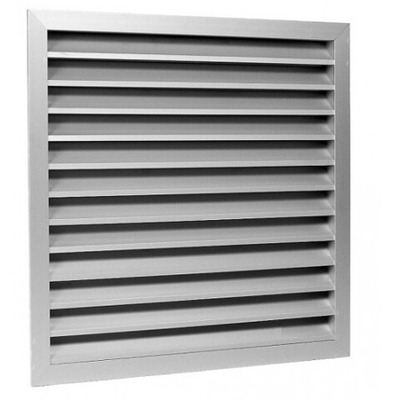 Анодированная наружная вентиляционная решетка алюминиевая Н7-АН