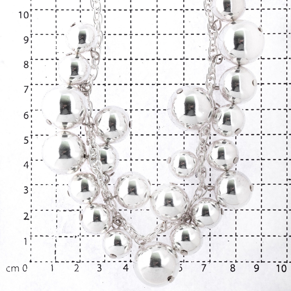 "Лидия" ожерелье в серебряном покрытии из коллекции "Гальванопластика" от Jenavi
