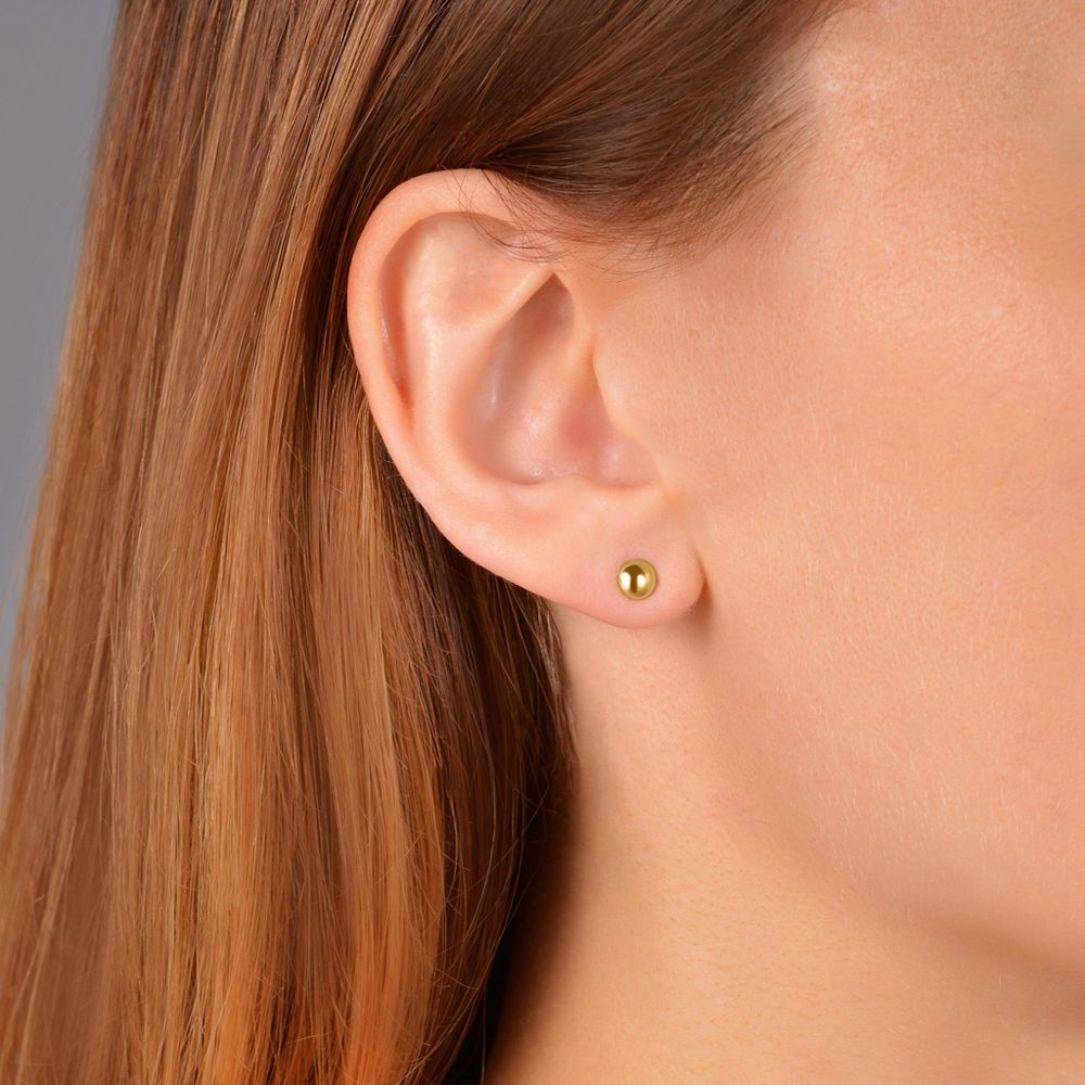 Серьги Lente,позолота