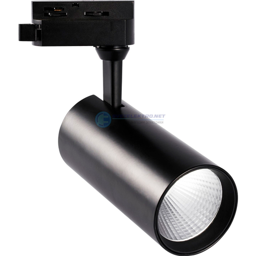 ULB-T52-35W/4000K/A BLACK Светильник-прожектор светодиодный трековый. 3200 Лм. Белый свет (4000К). Корпус черный. ТМ Uniel